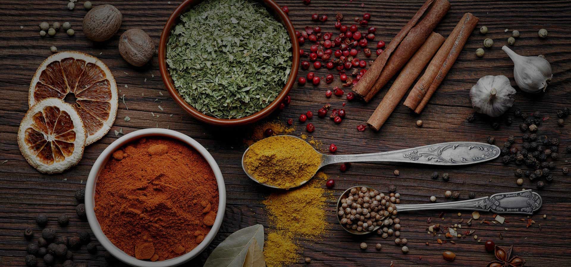 Freshly prepared food seasoned with Mirrah spices